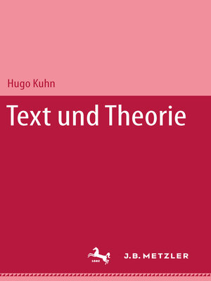 cover image of Text und Theorie